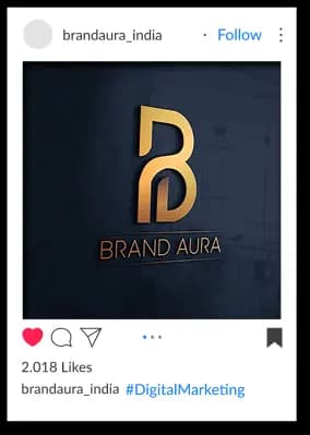 Brand Aura social media post